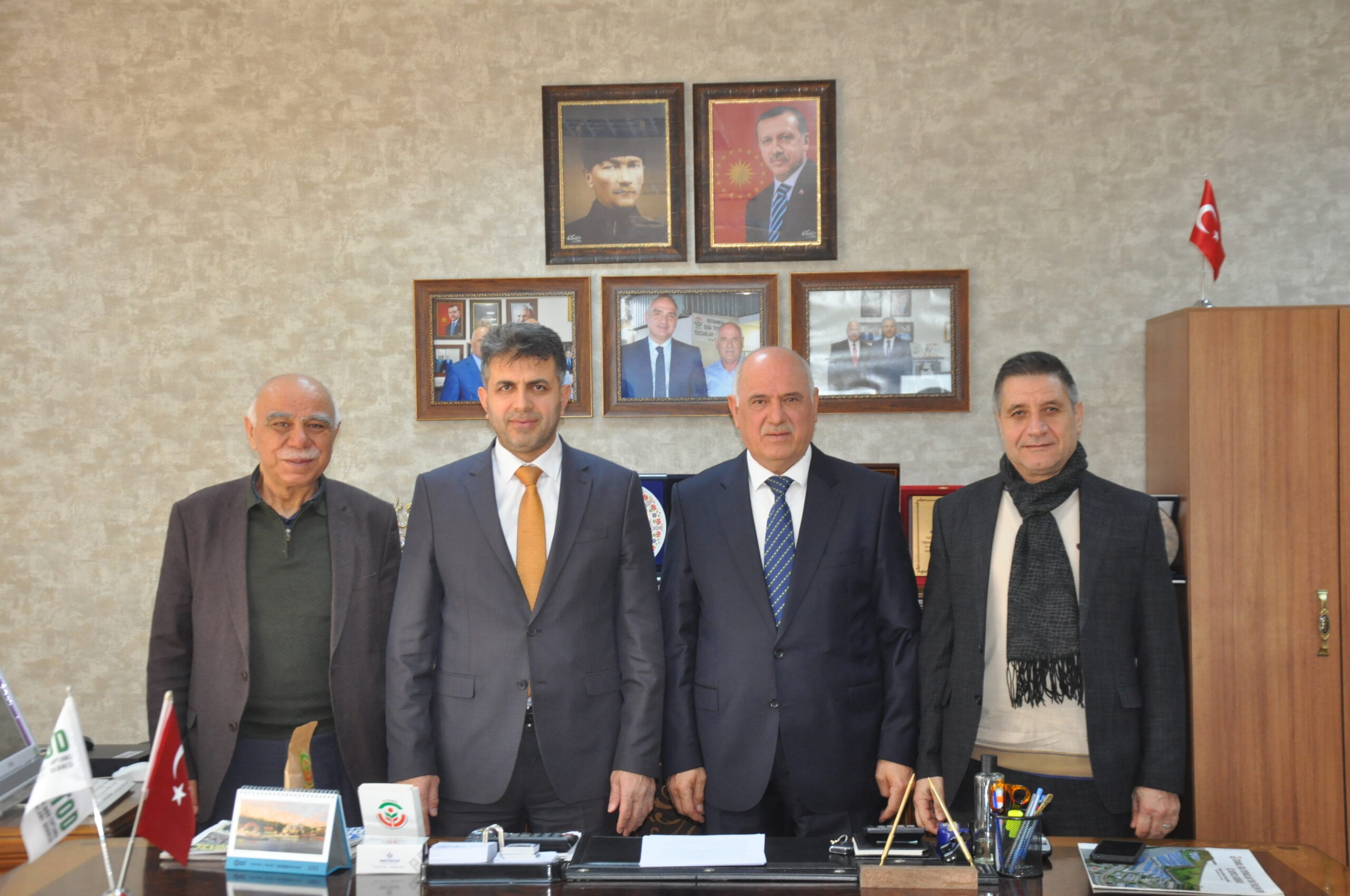 Ak Parti Bağcılar İlçe Başkanlığından İgtot Başkanı Mustafa Karlı’Ya Ziyaret