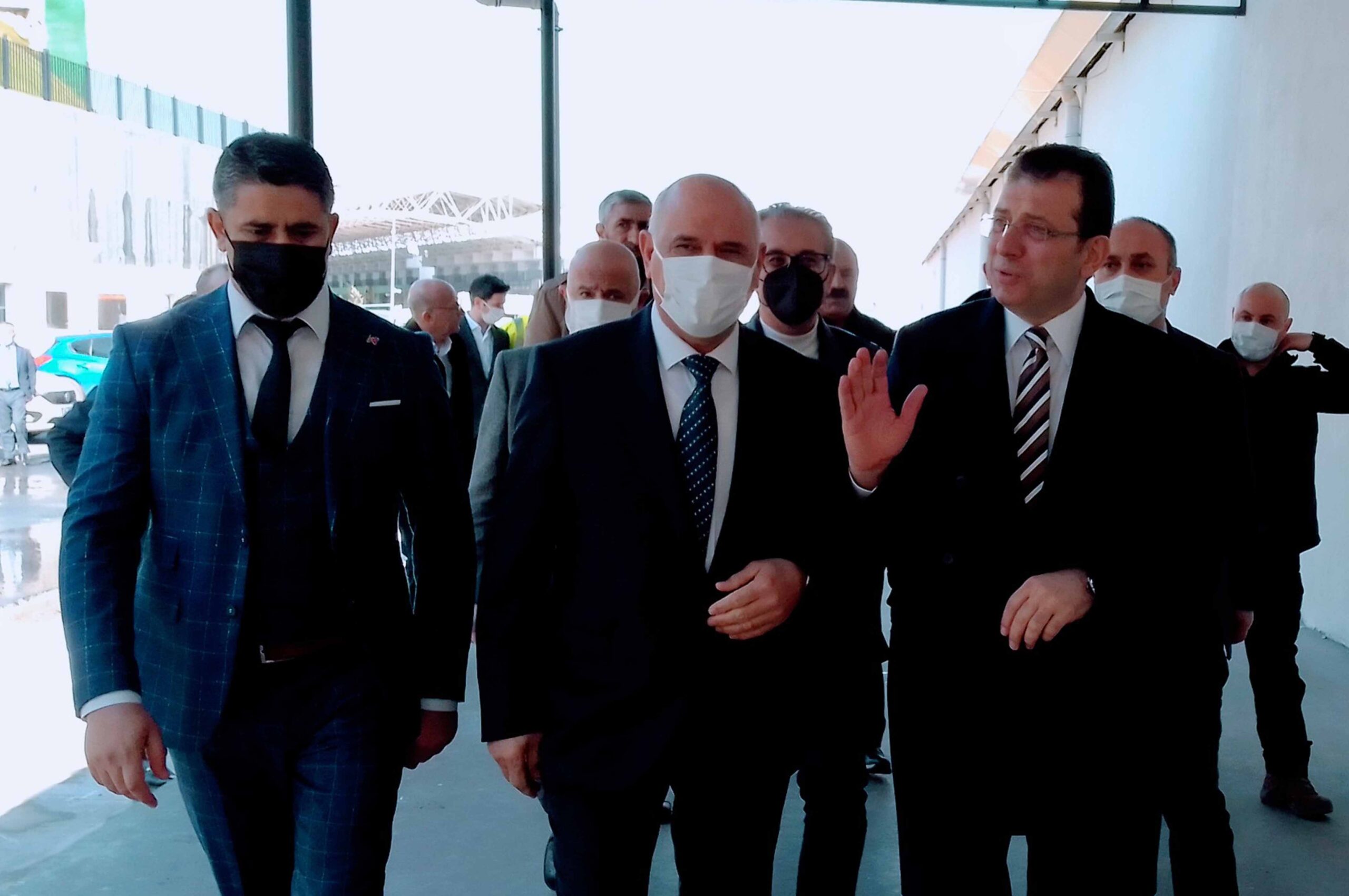 İ.B.B Başkanı Ekrem İmamoğlu’ndan İGTOT Başkanı Mustafa Karlı’ya Ziyaret