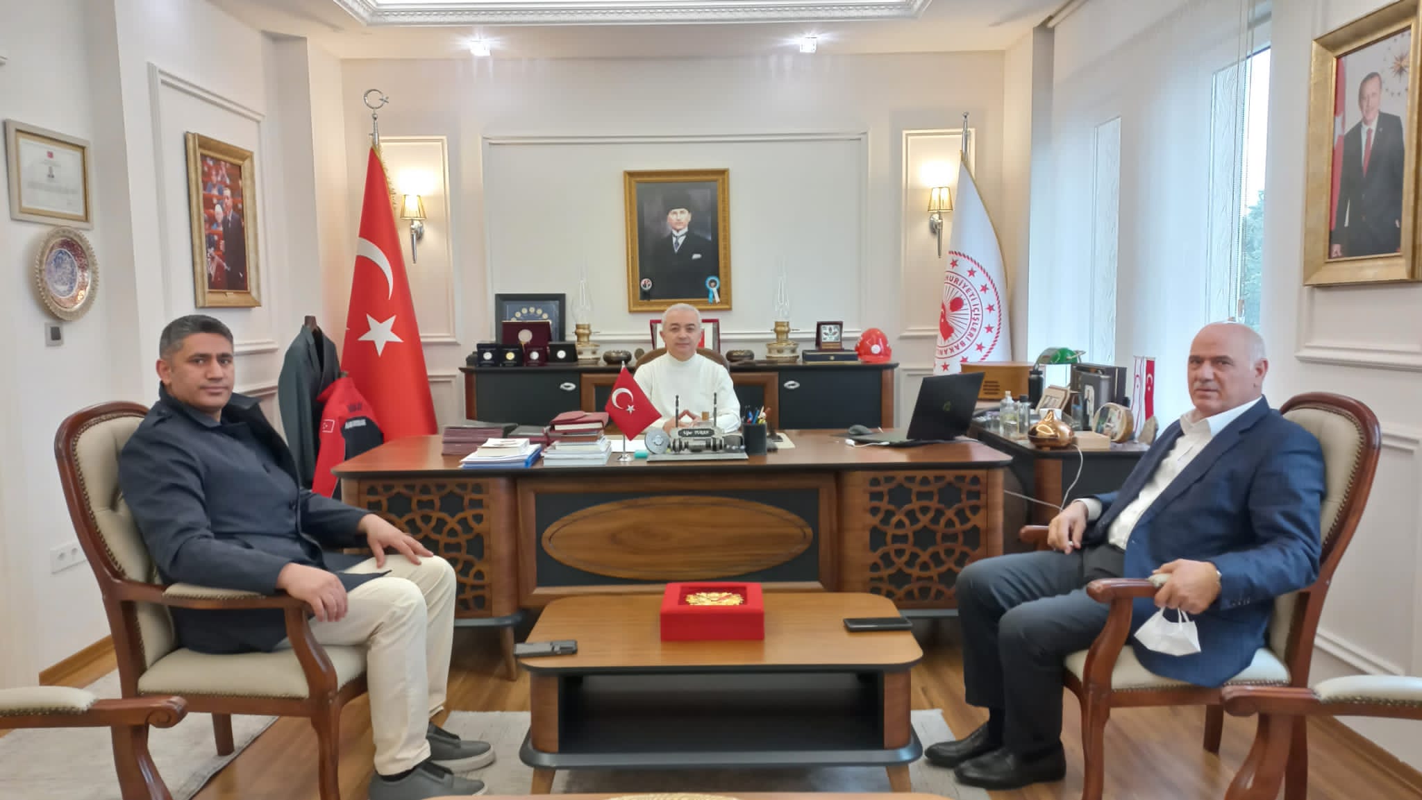 İGTOT Başkanı Mustafa Karlı’dan Başakşehir Kaymakamı Uğur Turan’a İade-i  Ziyaret