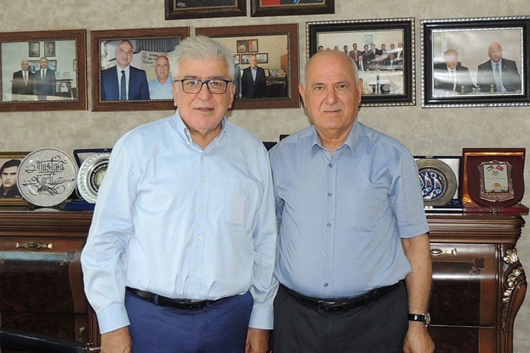 AK PARTİ 3.Bölge İstanbul Milletvekili Şamil Ayrım, Başakşehir İlçe Teşkilatı ve Meclis Üyeleriyle birlikte İGTOT Başkanı Mustafa Karlı ve Yönetim Kurulu üyelerini ziyaret etti.